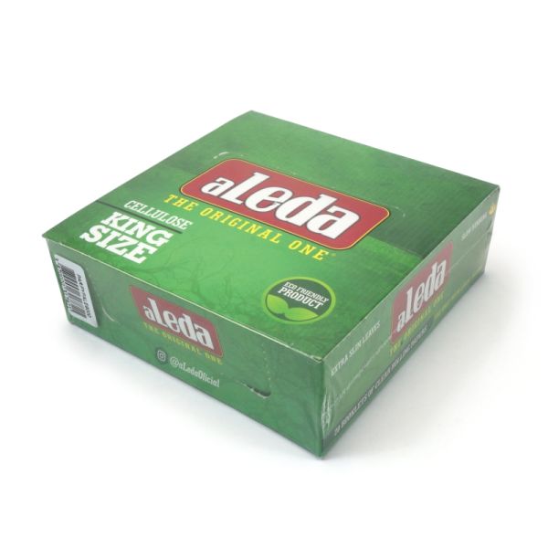 TRANSPARENT SMOKING PAPER KING SIZE ALEDA 20 UNITS.